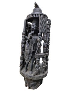 Olowe Epa Mask Yoruba Cultural Artifact (Ekiti, Nigeria) Collected from a Royal collection in Kogi State