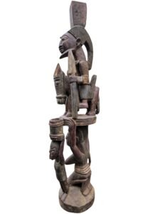 Veranda Post (Opo Ile). Carved by Olowe of Ise From a royal collection in Oyo State