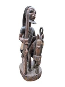 Equestrian Ode to Yoruba Valor Olowe of Ise From a royal collection in Okemisi