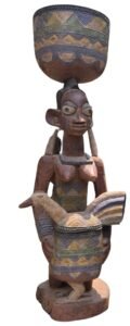 Olumeye Ritual Bearer Yoruba Spiritual Artifact  Olowe of Ise From a royal collection in Okemisi